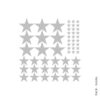 Vinil Decorativo Estrelas - 54 unidades
