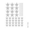 Vinil Decorativo Estrelas - 72 unidades