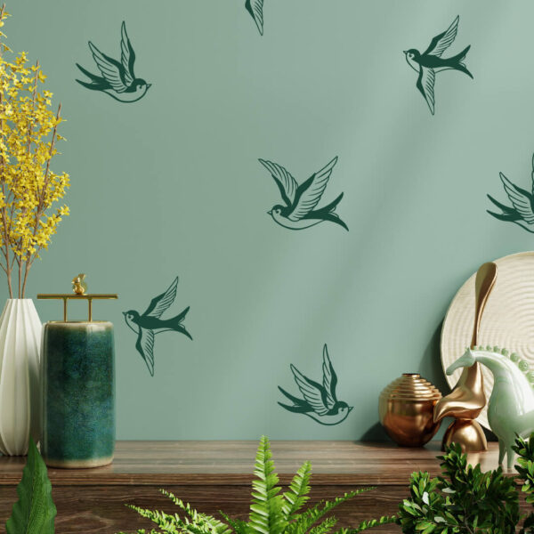 Vinil decorativo Andorinhas
