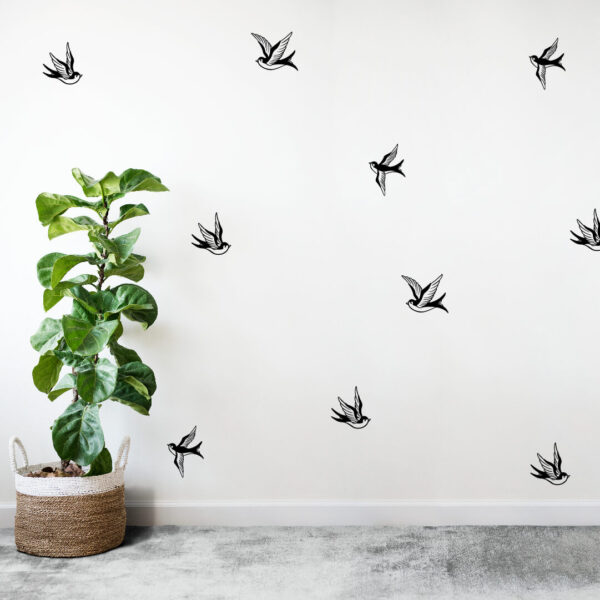 Vinil decorativo Andorinhas