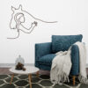 Vinil decorativo Cavalo Menina