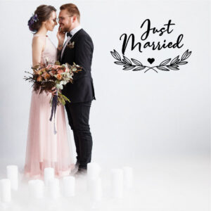Vinil decorativo Just Married