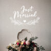 Vinil decorativo Just Married