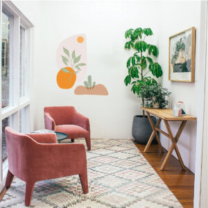 Vinil decorativo NATUREZA ABSTRATO MINIMALISTA DIA
