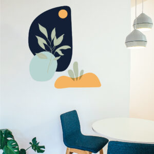Vinil decorativo NATUREZA ABSTRATO MINIMALISTA
