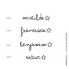Vinil decorativo NOME PERSONALIZADO ESTRELA