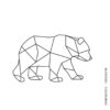 Vinil decorativo Urso