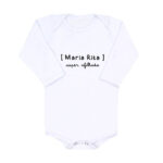 Body Bebé Nome Personalizado "Super Afilhada"