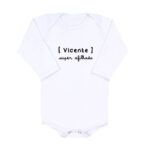 Body Bebé Nome Personalizado "Super Afilhado"