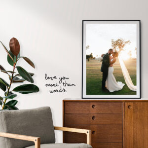 Vinil Decorativo LOVE YOU MORE THAN WORDS