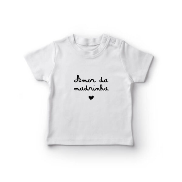 T-shirt Bebé "Amor da Madrinha"