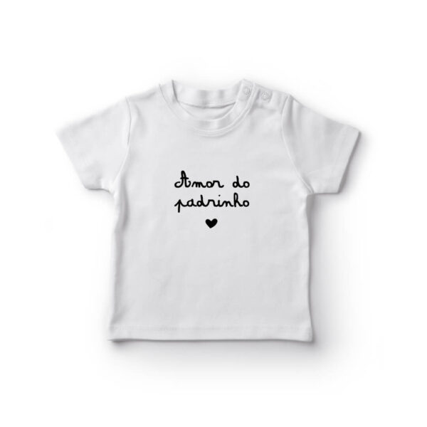 T-shirt Bebé "Amor do Padrinho"
