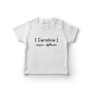 T-shirt Bebé Nome Personalizado 