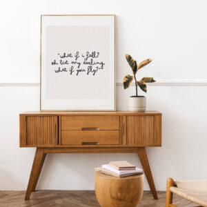 Vinil Decorativo WHAT IF YOU FLY