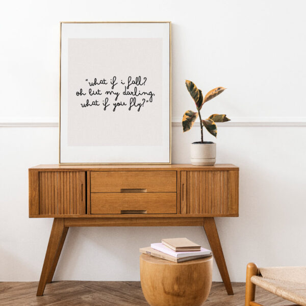 Vinil Decorativo WHAT IF YOU FLY