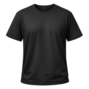 T-shirt Preta Personalizável